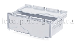 Вкладываемый контейнер KV 6422 с распашной крышкой белый