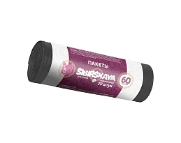 Мешки для мусора 50 л, черные, в рулоне 20 шт., ПНД, 10 мкм, 700х600 мм, SIBIRSKAYA, 101-006 S в Барнауле Мешки для мусора 50 л, черные, в рулоне 20 шт., ПНД, 10 мкм, 700х600 мм, SIBIRSKAYA, 101-006 S в Барнауле