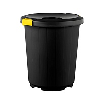 Мусорный бак с крышкой - воронкой 105 л темно-серый 105 темно-серый в Барнауле Мусорный бак с крышкой - воронкой 105 л темно-серый 105 темно-серый в Барнауле