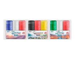 Мешки для мусора 30 л, ассорти, в рулоне 20 шт., ПНД, 9 мкм, 600х500 мм, GRIFON Триколор, 101-024 в Барнауле Мешки для мусора 30 л, ассорти, в рулоне 20 шт., ПНД, 9 мкм, 600х500 мм, GRIFON Триколор, 101-024 в Барнауле