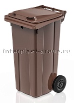 Мусорный контейнер 120 л коричневый 120 коричневый в Барнауле Мусорный контейнер 120 л коричневый 120 коричневый в Барнауле