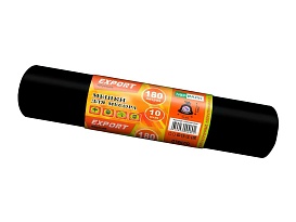 Мешки для мусора 180 л, ароматизированные, черные, в рулоне 10 шт., ПВД, 80 мкм, 1100х930 мм, EXPORT, exp18010142 в Барнауле Мешки для мусора 180 л, ароматизированные, черные, в рулоне 10 шт., ПВД, 80 мкм, 1100х930 мм, EXPORT, exp18010142 в Барнауле