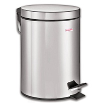 Ведро-контейнер для мусора (урна) с педалью LAIMA Classic, 20 л, зеркальное, нержавеющая сталь, со съемным внутренним ведром в Барнауле