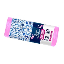 Мешки для мусора 35 л, с ушками, розовые, в рулоне 20 шт., ПНД, 12 мкм, 655х500 мм, Узоры Чистоты, МУ3469 (МСУ-35роз) в Барнауле Мешки для мусора 35 л, с ушками, розовые, в рулоне 20 шт., ПНД, 12 мкм, 655х500 мм, Узоры Чистоты, МУ3469 (МСУ-35роз) в Барнауле