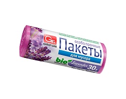 Мешки для мусора 30 л, ароматизированные, Лаванда, сиреневые, в рулоне 20 шт., ПНД, 9 мкм, 560х530 мм, GRIFON Aroma, 101-020 La в Барнауле Мешки для мусора 30 л, ароматизированные, Лаванда, сиреневые, в рулоне 20 шт., ПНД, 9 мкм, 560х530 мм, GRIFON Aroma, 101-020 La в Барнауле