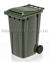 Контейнер для мусора 240 л зеленый облегченный 240 зеленый в Барнауле